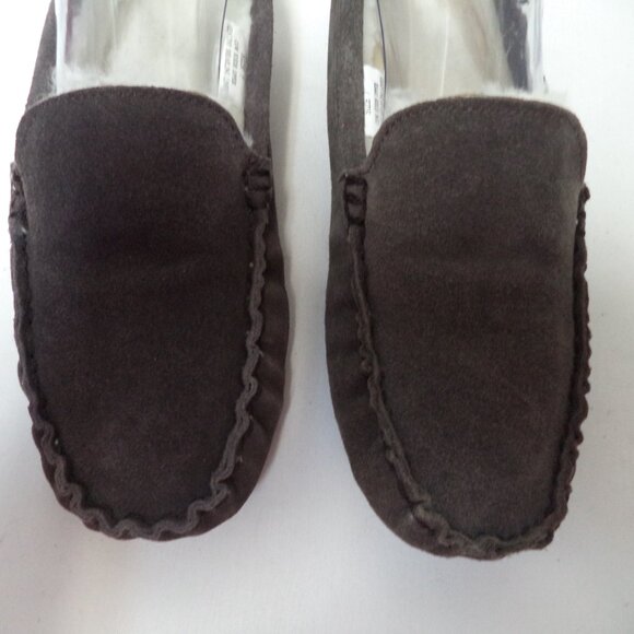 Emu Ridge Australia Suede genuine shearling lined slipper loafers Men Size Sz 7 main image 11
